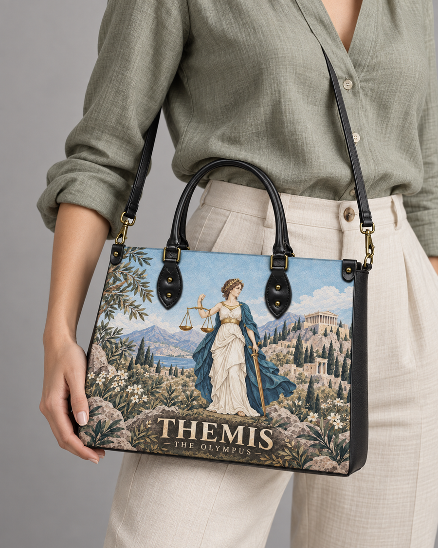 "Themis" Leather Handbag