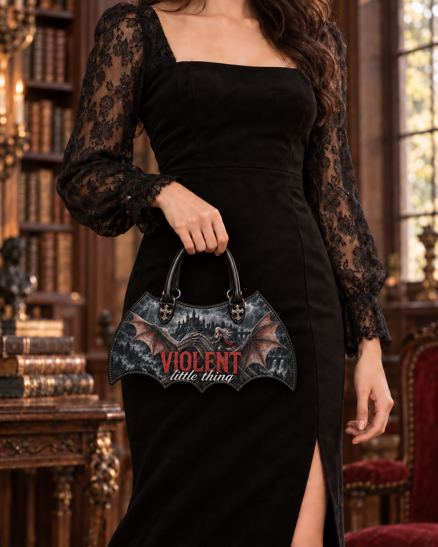 "Violent Little Thing" Dragon Rider Bat Wing Handbag