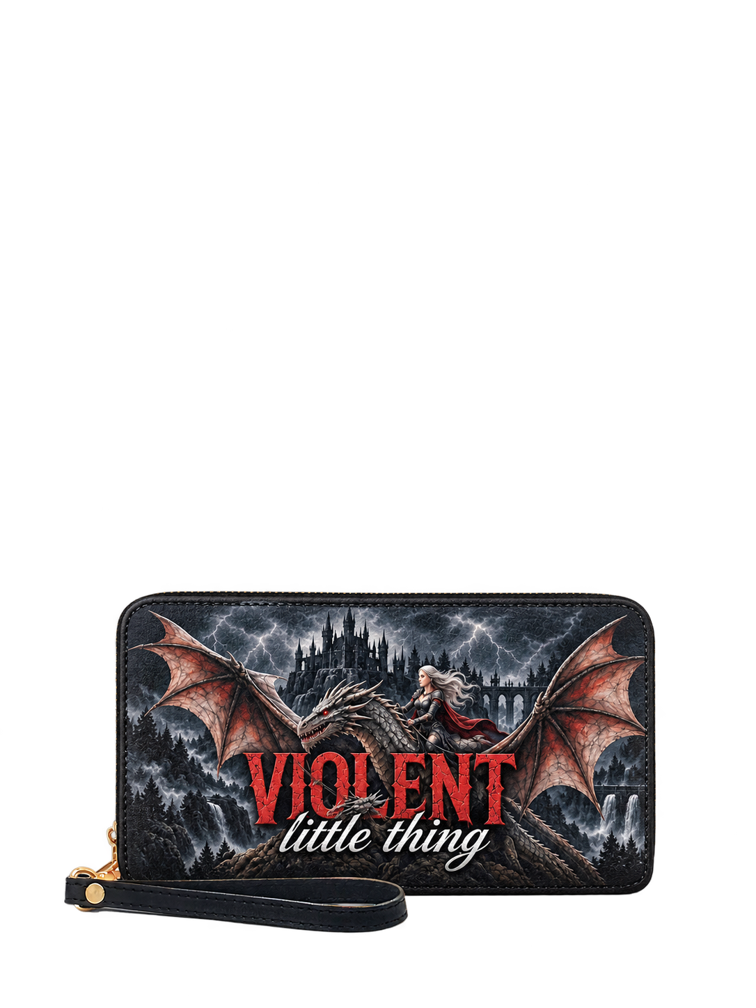 "Violent Little Thing" Dragon Rider Long Wallet
