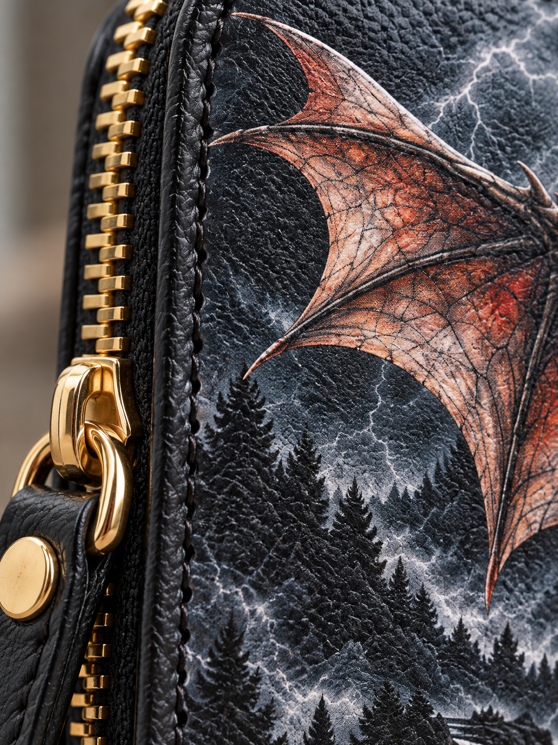 "Violent Little Thing" Dragon Rider Long Wallet