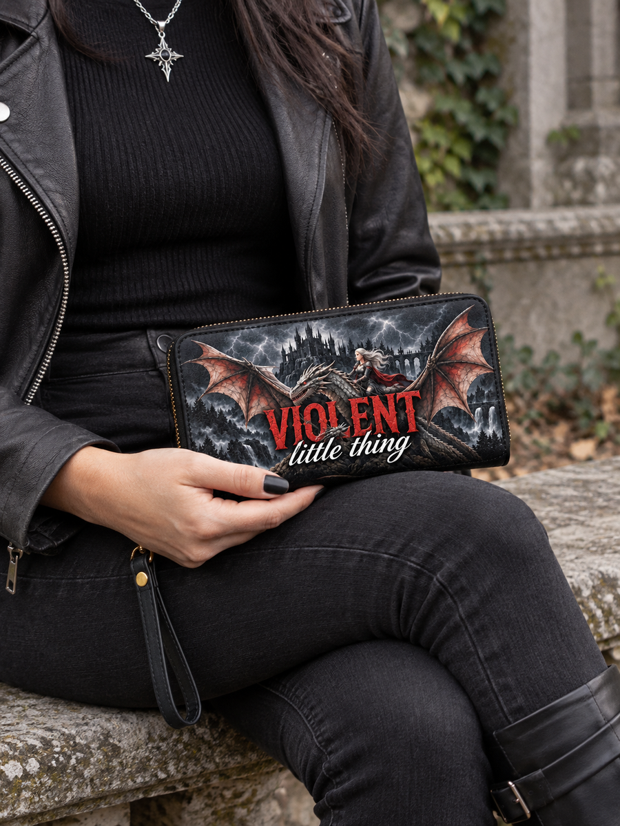 "Violent Little Thing" Dragon Rider Long Wallet