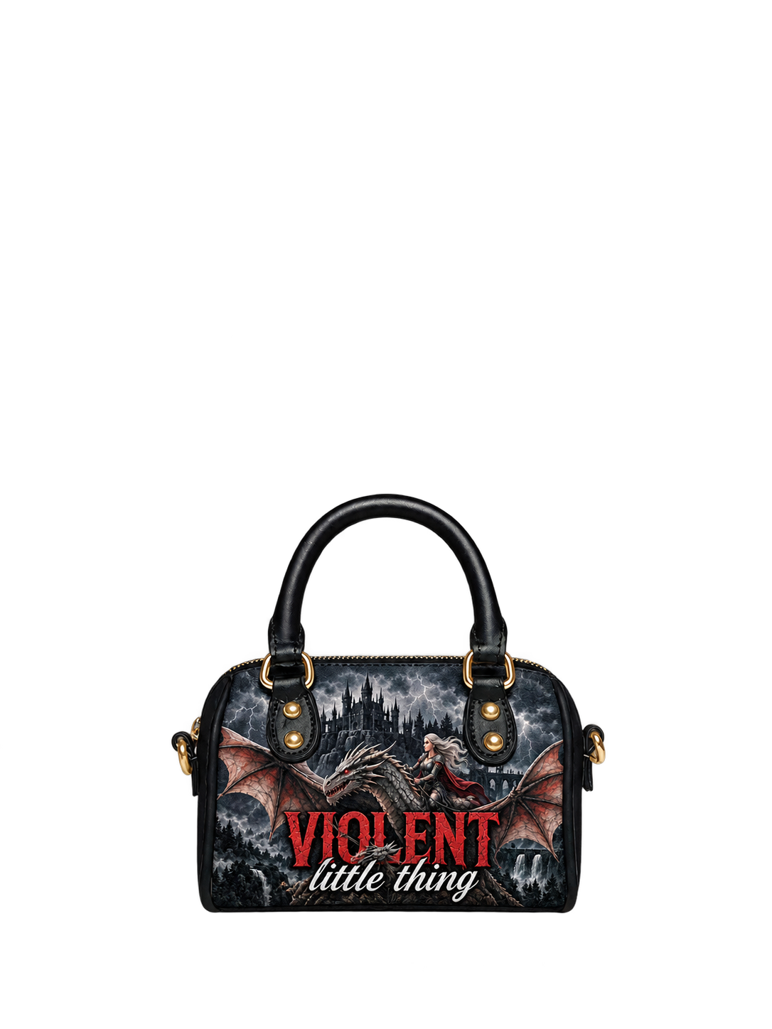 "Violent Little Thing" Dragon Rider Mini Satchel