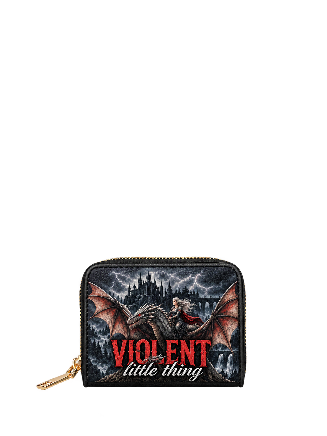 "Violent Little Thing" Dragon Rider Mini Wallet