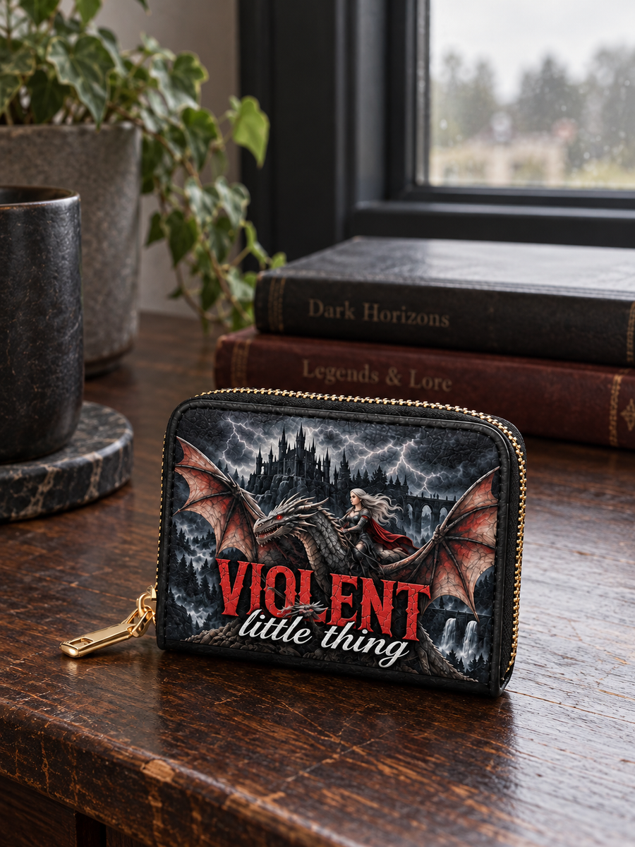 "Violent Little Thing" Dragon Rider Mini Wallet