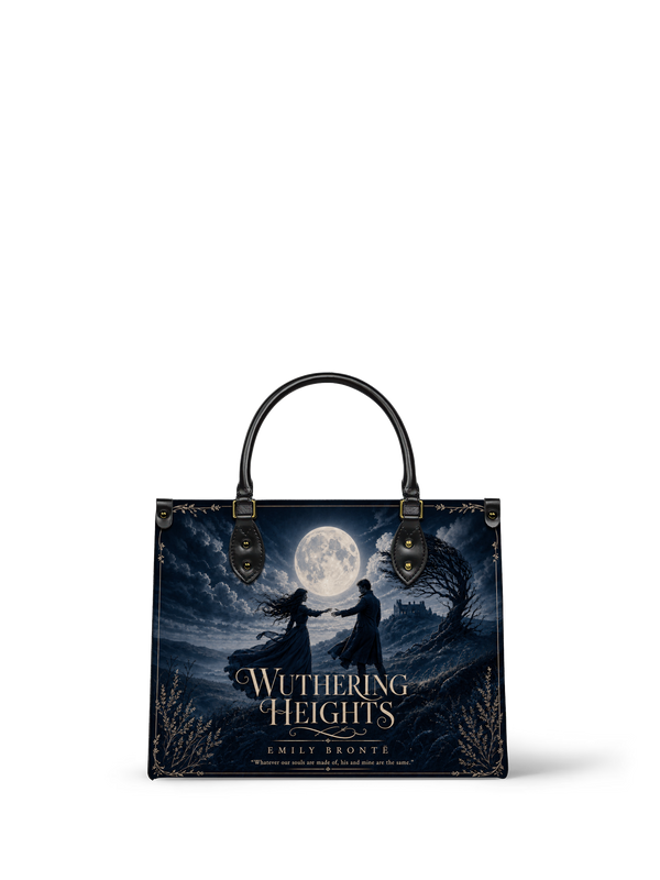 "Wuthering Heights" Windswept Moors Leather Handbag