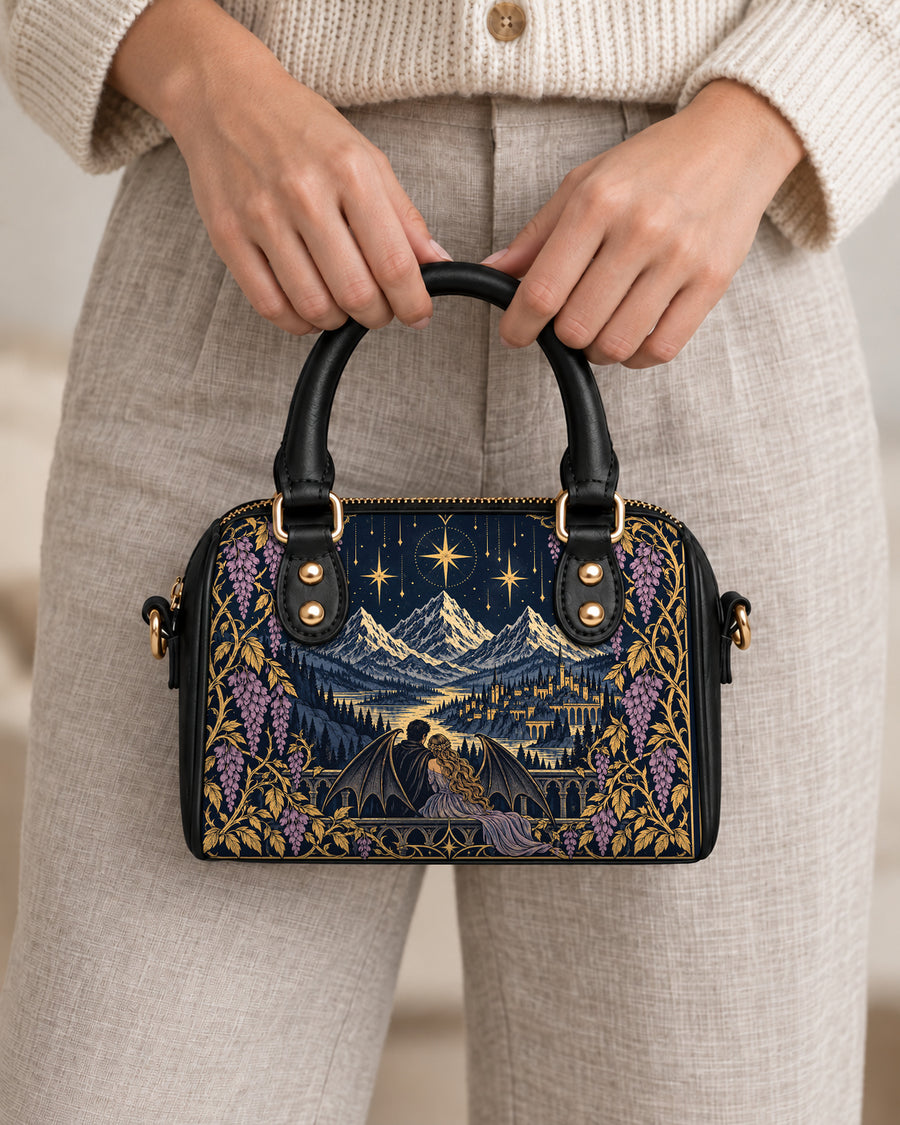 "Wisteria Balcony" Winged Lovers Mini Satchel