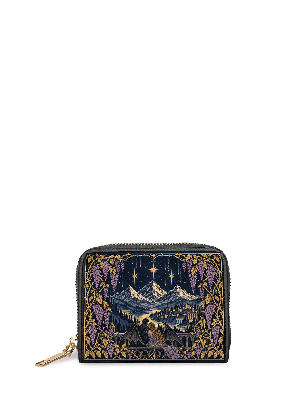 "Wisteria Balcony" Winged Lovers Mini Wallet