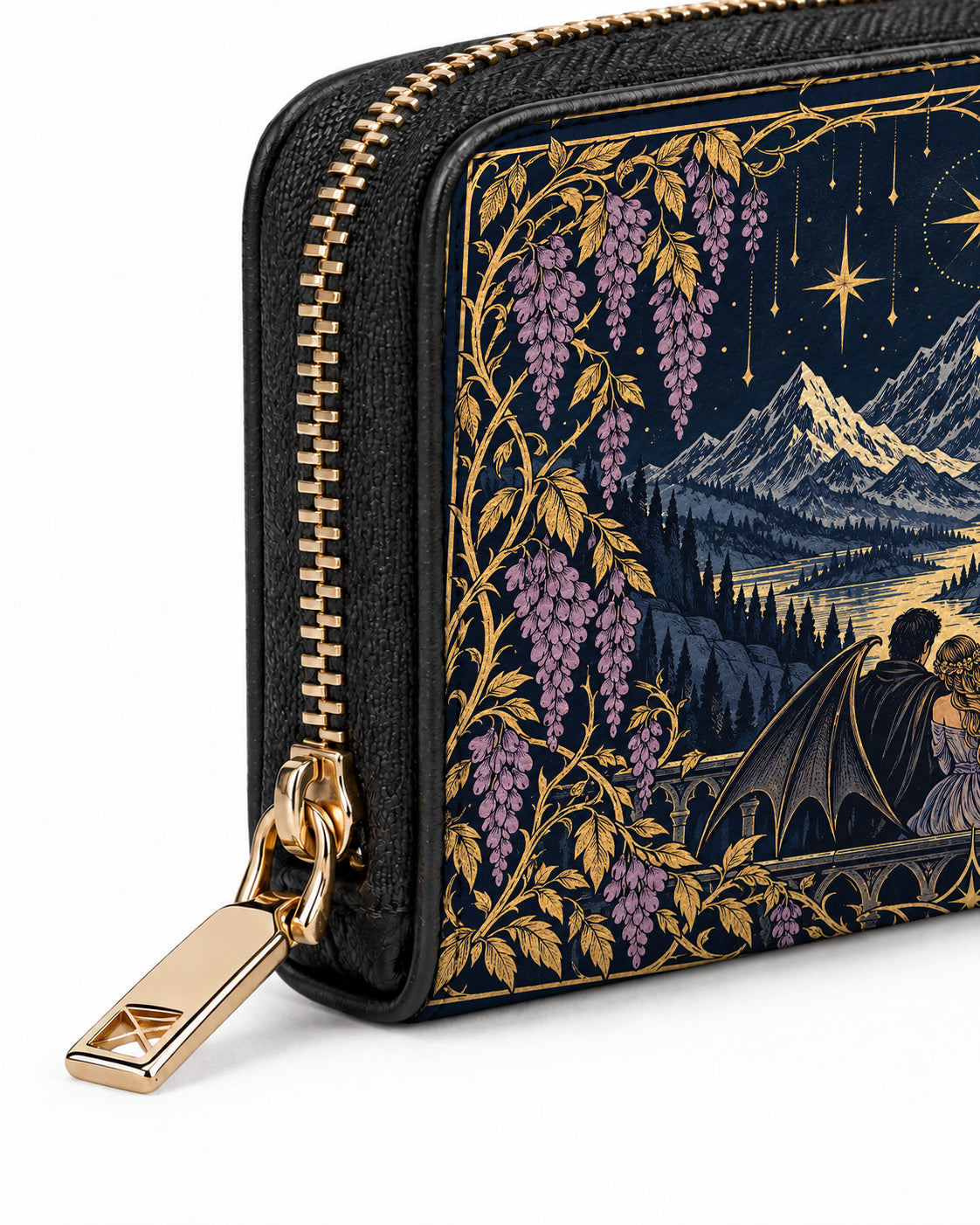 "Wisteria Balcony" Winged Lovers Mini Wallet