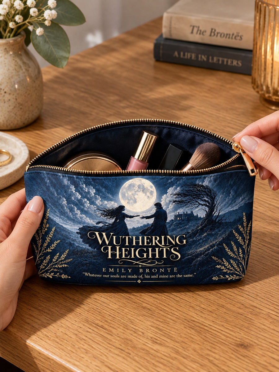 "Wuthering Heights" Windswept Moors Eclipse Makeup Bag