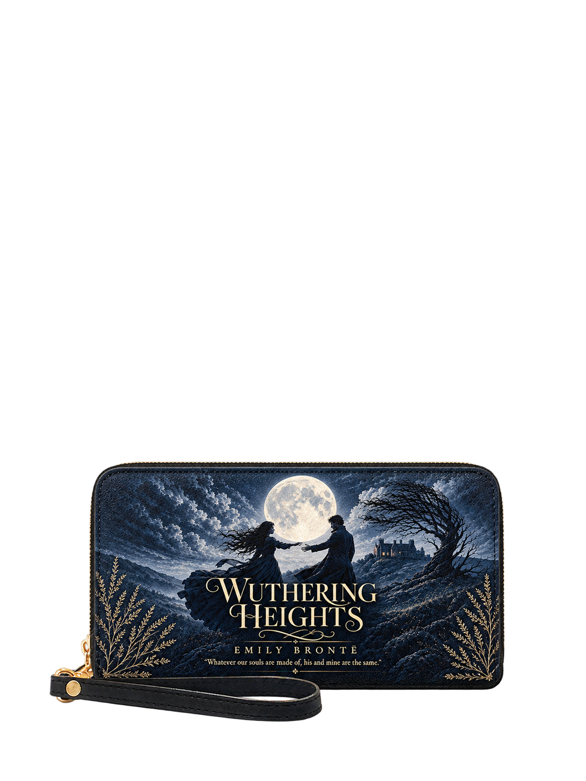 "Wuthering Heights" Windswept Moors Long Wallet